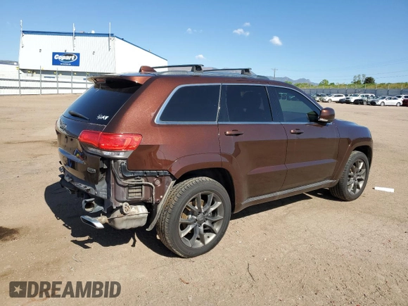 2015 Jeep Grand Cherokee Summit с VIN 1C4RJFJG9FC914516, выставлен на аукционе Copart как лот 57410505 с пробегом 130 350 миль миль и Списание • Salvage title. История ставок и продаж доступна на DreamBid. Изображение 3.