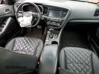 2015 Kia Optima SX Turbo with VIN 5XXGR4A65FG380121, listed as a Copart auction lot 42238975 with 127,583 mi miles and Salvage Title. Bid and sale history available at carsss.com. Image 8.