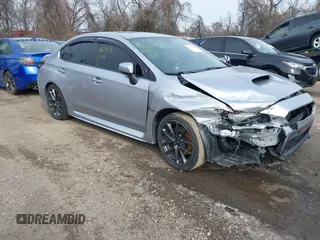 2018 Subaru WRX Limited with VIN JF1VA1L68J8834244, listed as a IAAI auction lot 41609696 with 109,736 mi miles. Bid and sale history available at carsss.com. Image 1.