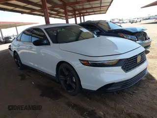 2024 Honda Accord Sport-L with VIN 1HGCY2F7XRA062083, listed as a IAAI auction lot 42268599 with 16,794 mi miles and . Bid and sale history available at DreamBid. Image 1.