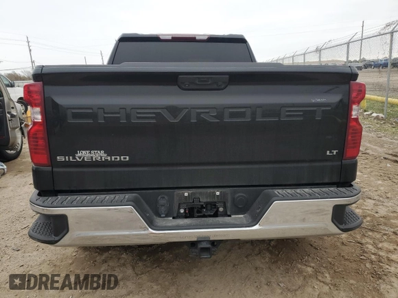 2022 Chevrolet Silverado 1500 LT with VIN 2GCPACED0N1505623, listed as a Copart auction lot 42452965 with 48,485 mi miles and Salvage Title. Bid and sale history available at carsss.com. Image 6.