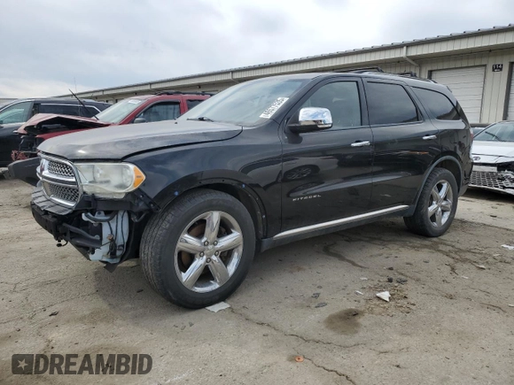 2011 Dodge Durango Citadel with VIN 1D4SE5GT4BC693490, listed as a Copart auction lot 46577535 with 0 mi miles and Salvage Title. Bid and sale history available at carsss.com. Image 1.