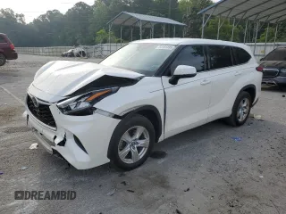 2020 Toyota Highlander L z VIN 5TDCZRAH2LS504059, wystawiony jako Copart lot #54101495 z przebiegiem 53 974 mil mil oraz Szkoda całkowita • Salvage title. Historia ofert i sprzedaży dostępna na DreamBid. Obrazek 1.