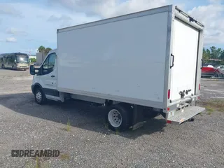 2019 Ford Transit with VIN 1FDBF8ZMXKKA68224, listed as a IAAI auction lot 42621453 with 107,981 mi miles and . Bid and sale history available at DreamBid. Image 3.