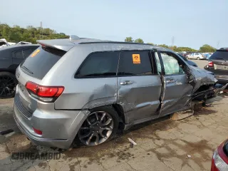 2020 Jeep Grand Cherokee Overland with VIN 1C4RJFCG3LC251579, listed as a Copart auction lot 70312594 with 59,656 mi miles and Salvage Title. Bid and sale history available at carsss.com. Image 3.