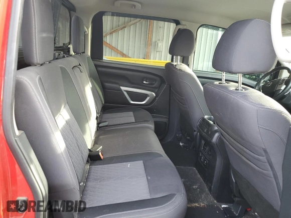 2021 Nissan Titan SV with VIN 1N6AA1ED0MN510017, listed as a Copart auction lot 55466215 with 38,556 mi miles and Salvage title. Bid and sale history available at DreamBid. Image 10.