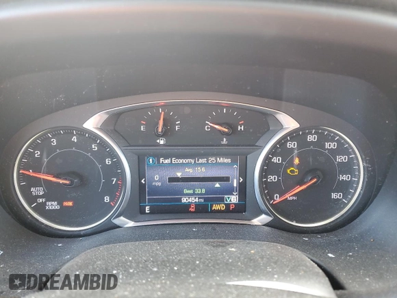 2020 GMC Acadia SLE z VIN 1GKKNRLS5LZ141548, wystawiony jako Copart lot #44615125 z przebiegiem 90 454 mil mil oraz Szkoda całkowita • Salvage title. Historia ofert i sprzedaży dostępna na DreamBid. Obrazek 9.