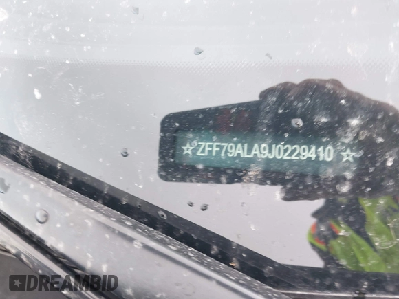 2018 Ferrari 488 z VIN ZFF79ALA9J0229410, wystawiony jako IAAI lot #41511074 z przebiegiem Nie podano mil oraz . Historia ofert i sprzedaży dostępna na DreamBid. Obrazek 9.