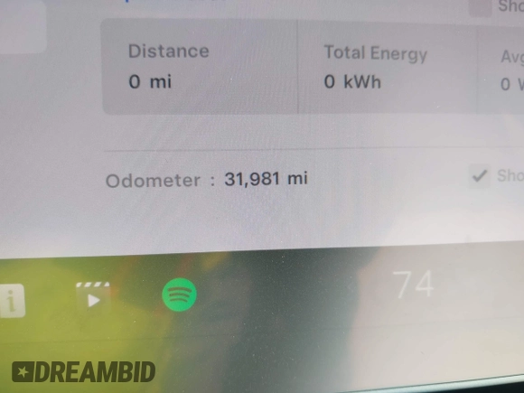 2023 Tesla Model 3 с VIN 5YJ3E1EAXPF553997, выставлен на аукционе IAAI как лот 41903219 с пробегом 31 981 миль миль и . История ставок и продаж доступна на DreamBid. Изображение 7.