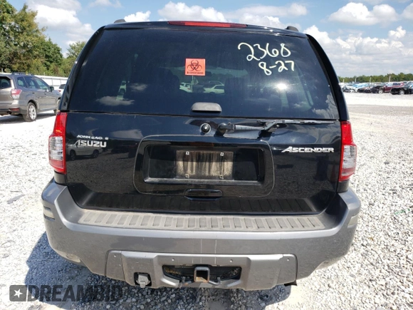 2004 Isuzu Ascender S z VIN 4NUDS13SX42102368, wystawiony jako Copart lot #70032284 z przebiegiem 123 998 mil mil oraz Szkoda całkowita • Salvage title. Historia ofert i sprzedaży dostępna na DreamBid. Obrazek 6.