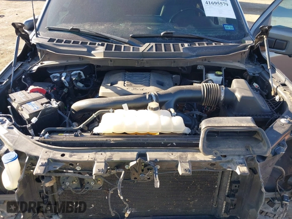 2021 Ford F-150 XL with VIN 1FTFW1E8XMFB77980, listed as a IAAI auction lot 41695579 with 42,802 mi miles. Bid and sale history available at carsss.com. Image 10.