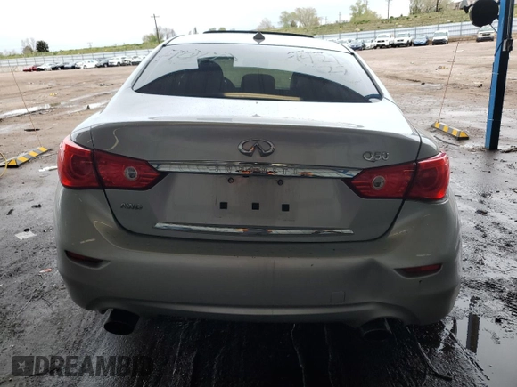 2017 Infiniti Q50 Premium с VIN JN1EV7AR3HM835319, выставлен на аукционе Copart как лот 56049225 с пробегом 114 486 миль миль и Списание • Salvage title. История ставок и продаж доступна на DreamBid. Изображение 6.