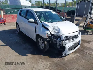 2014 Chevrolet Sonic LS with VIN 1G1JA6SH3E4196824, listed as a IAAI auction lot 42099058 with 66,584 mi miles and . Bid and sale history available at DreamBid. Image 1.