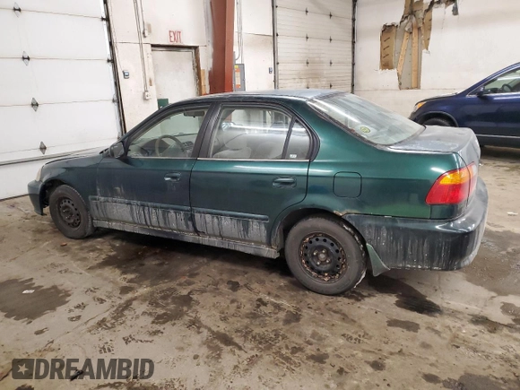 1999 Honda Civic VP z VIN 2HGEJ6611XH594868, wystawiony jako Copart lot #45193835 z przebiegiem 180 914 mil mil oraz Szkoda całkowita • Salvage title. Historia ofert i sprzedaży dostępna na DreamBid. Obrazek 2.