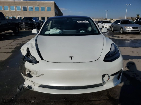2018 Tesla Model 3 Long Range Battery with VIN 5YJ3E1EB6JF186144, listed as a Copart auction lot 48290765 with 91,735 mi miles and Salvage Title. Bid and sale history available at carsss.com. Image 5.