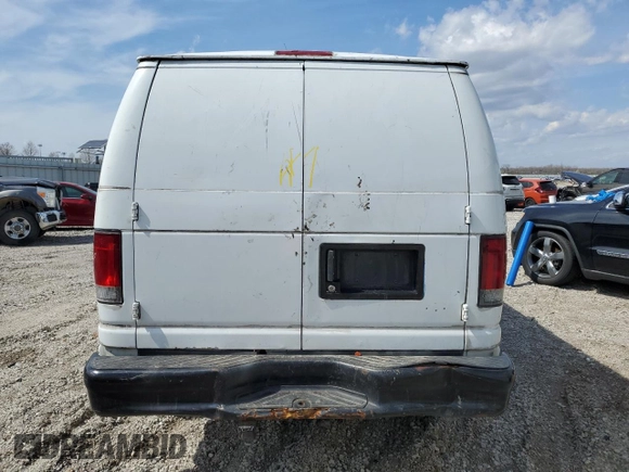2008 Ford Econoline Cargo Commercial with VIN 1FTNE24W58DA77159, listed as a Copart auction lot 49174895 with Not Provided miles and Salvage Title. Bid and sale history available at DreamBid. Image 6.