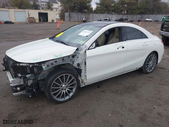 2016 Mercedes-Benz CLA with VIN WDDSJ4EB8GN353581, listed as a IAAI auction lot 41694792 with 109,332 mi miles. Bid and sale history available at carsss.com. Image 22.