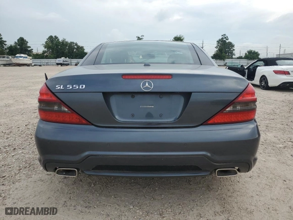 2011 Mercedes-Benz SL-Class SL 550 with VIN WDBSK7BA8BF164435, listed as a Copart auction lot 63101954 with NaN miles and Salvage Title. Bid and sale history available at carsss.com. Image 6.