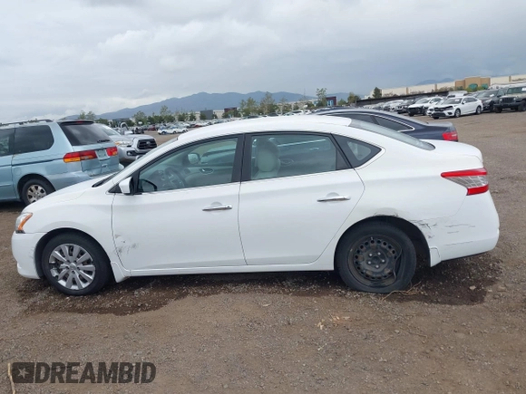 2015 Nissan Sentra S with VIN 3N1AB7AP4FY229253, listed as a IAAI auction lot 42046967 with 63,993 mi miles. Bid and sale history available at carsss.com. Image 14.