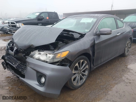 2013 Honda Accord Cpe EX-L with VIN 1HGCT2B85DA007112, listed as a IAAI auction lot 41464534 with 196,841 mi miles. Bid and sale history available at carsss.com. Image 17.