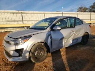 2023 Kia Rio LX with VIN 3KPA24AD1PE582926, listed as a Copart auction lot 80522334 with 25,661 mi miles and Salvage Title. Bid and sale history available at carsss.com. Image 1.
