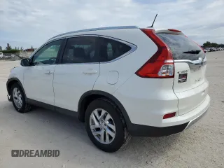 2015 Honda CR-V EX-L with VIN 5J6RM4H75FL040998, listed as a Copart auction lot 45461775 with 124,453 mi miles and Salvage Title. Bid and sale history available at carsss.com. Image 2.