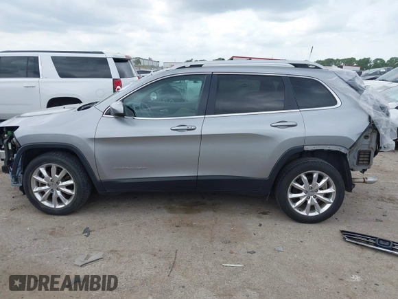 2017 Jeep Cherokee Limited with VIN 1C4PJLDB6HW521807, listed as a IAAI auction lot 42146399 with 46,487 mi miles and . Bid and sale history available at DreamBid. Image 14.