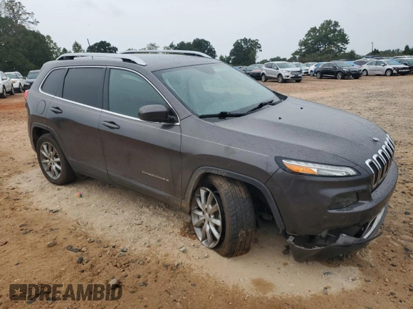 2018 Jeep Cherokee Limited with VIN 1C4PJLDX6JD552228, listed as a Copart auction lot 71295744 with 89,541 mi miles and Salvage title. Bid and sale history available at DreamBid. Image 4.