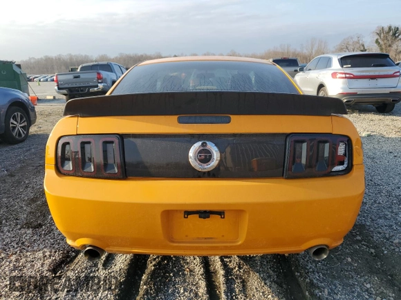 2007 Ford Mustang GT Deluxe with VIN 1ZVFT82HX75259446, listed as a Copart auction lot 43974115 with 129,547 mi miles and Salvage Title. Bid and sale history available at carsss.com. Image 6.