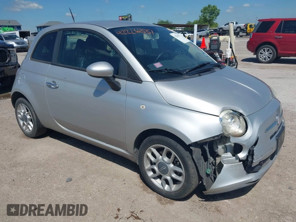 2013 FIAT 500 Pop with VIN 3C3CFFAR3DT511405, listed as a IAAI auction lot 42226337 with 93,018 mi miles and . Bid and sale history available at DreamBid. Image 1.