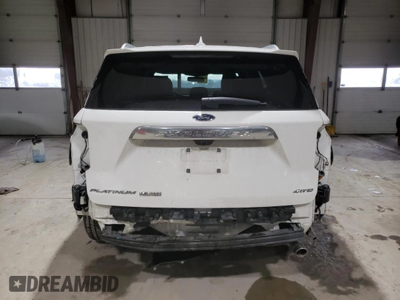 2022 Ford Explorer Platinum with VIN 1FM5K8HW1NNA08296, listed as a Copart auction lot 84750084 with 42,879 mi miles and Salvage Title. Bid and sale history available at carsss.com. Image 6.