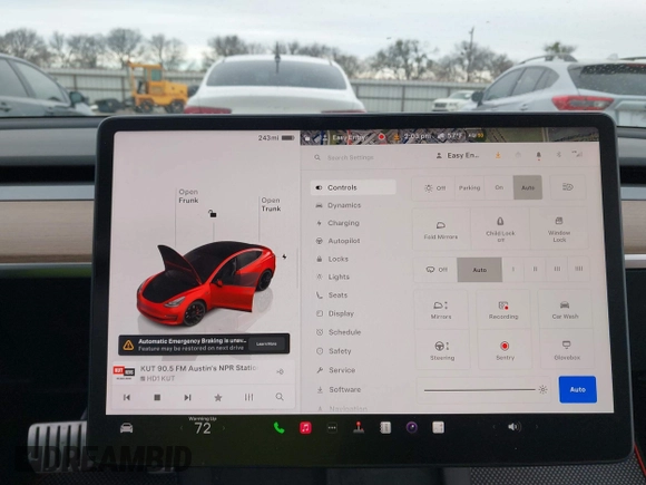 2022 Tesla Model 3 Performance with VIN 5YJ3E1ECXNF329188, listed as a IAAI auction lot 41308371 with 15,220 mi miles and . Bid and sale history available at DreamBid. Image 19.