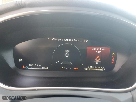 2019 Lincoln Nautilus Reserve with VIN 2LMPJ8LP0KBL30404, listed as a Copart auction lot 47971795 with 70,645 mi miles and Salvage Title. Bid and sale history available at carsss.com. Image 9.