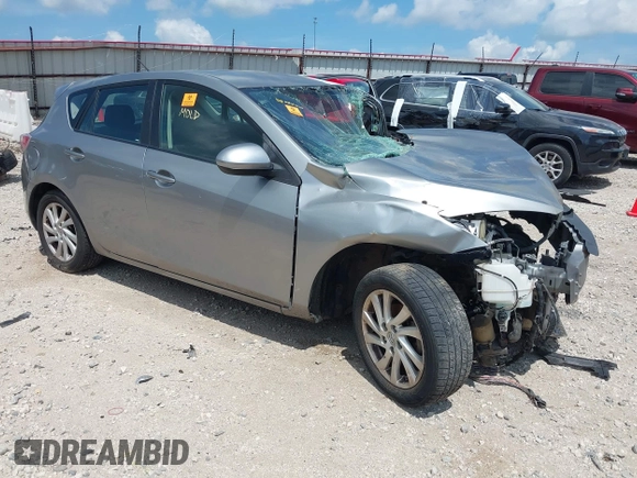 2012 Mazda 3 i Touring with VIN JM1BL1L78C1581132, listed as a IAAI auction lot 42488266 with Not provided miles and . Bid and sale history available at DreamBid. Image 1.