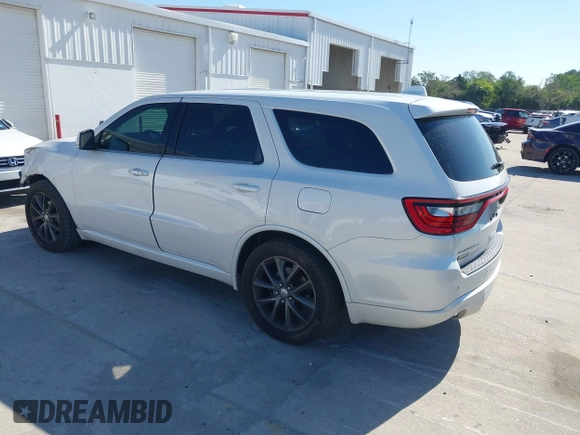 2017 Dodge Durango GT with VIN 1C4RDHDG9HC923668, listed as a IAAI auction lot 42048583 with 107,415 mi miles and . Bid and sale history available at DreamBid. Image 3.