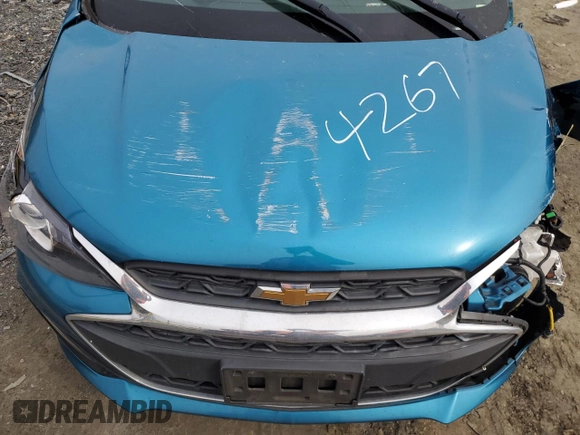 2020 Chevrolet Spark LS with VIN KL8CB6SA4LC404267, listed as a Copart auction lot 44108435 with Not Provided miles and Salvage Title. Bid and sale history available at DreamBid. Image 12.