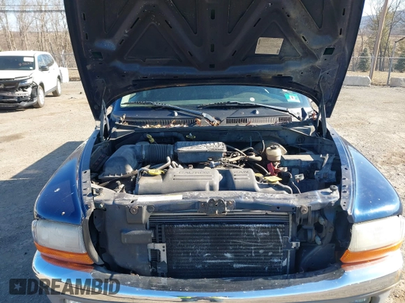 2004 Dodge Dakota SLT with VIN 1D7HG42N64S591353, listed as a IAAI auction lot 41714631 with 186,520 mi miles. Bid and sale history available at carsss.com. Image 10.