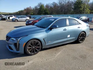 2023 Cadillac CT4-V Blackwing with VIN 1G6DL5RP8P0460283, listed as a Copart auction lot 69396234 with 15,698 mi miles and Salvage Title. Bid and sale history available at DreamBid. Image 1.