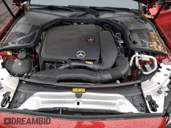 2020 Mercedes-Benz C 300 z VIN W1KWJ8EB4LF983921, wystawiony jako Copart lot #60436625 z przebiegiem 33 650 mil mil oraz Szkoda całkowita • Salvage title. Historia ofert i sprzedaży dostępna na DreamBid. Obrazek 11.