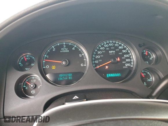 2008 GMC Yukon SLE w/3SA with VIN 1GKFC13C78R275471, listed as a Copart auction lot 74459144 with 156,744 mi miles and Salvage Title. Bid and sale history available at carsss.com. Image 9.