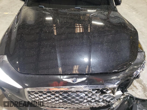 2019 Genesis G70 Dynamic with VIN KMTG34LE1KU019917, listed as a Copart auction lot 46551025 with 102,348 mi miles and Non Repairable. Bid and sale history available at DreamBid. Image 13.
