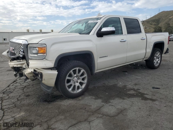 2015 GMC Sierra 1500 Denali with VIN 3GTU2WEJ1FG431208, listed as a Copart auction lot 47290495 with 393,761 mi miles and Salvage Title. Bid and sale history available at carsss.com. Image 1.