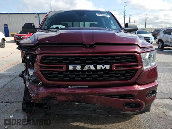 2022 Ram 1500 Big Horn z VIN 1C6SRFMT3NN194076, wystawiony jako Copart lot #58760505 z przebiegiem 75 849 mil mil oraz Szkoda całkowita • Salvage title. Historia ofert i sprzedaży dostępna na DreamBid. Obrazek 13.
