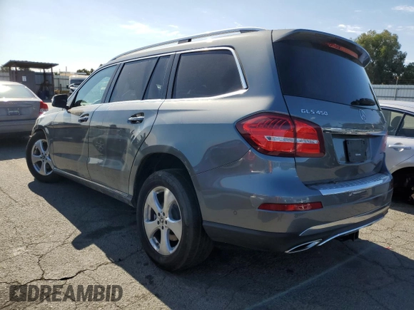 2019 Mercedes-Benz GLS with VIN 4JGDF6EE7KB231942, listed as a Copart auction lot 63784483 with 57,740 mi miles. Bid and sale history available at carsss.com. Image 2.