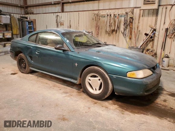 1996 Ford Mustang with VIN 1FALP4049TF152546, listed as a Copart auction lot 83665864 with 101,140 mi miles and Salvage Title. Bid and sale history available at carsss.com. Image 4.