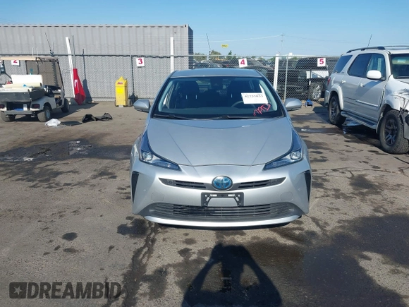 2021 Toyota Prius L Eco with VIN JTDKAMFU7M3142616, listed as a IAAI auction lot 42755833 with 40,542 mi miles and . Bid and sale history available at DreamBid. Image 13.