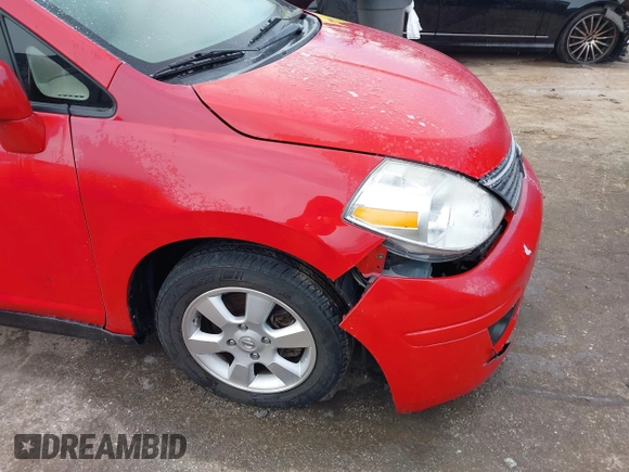 2007 Nissan Versa 1.8 S with VIN 3N1BC13E37L385700, listed as a IAAI auction lot 41607973 with 180,407 mi miles. Bid and sale history available at carsss.com. Image 17.