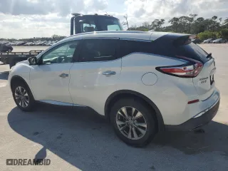 2015 Nissan Murano SL with VIN 5N1AZ2MG0FN290650, listed as a Copart auction lot 44533015 with 0 mi miles and Salvage Title. Bid and sale history available at carsss.com. Image 2.