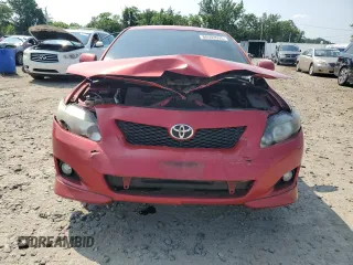 2010 Toyota Corolla with VIN 2T1BU4EE0AC444091, listed as a Copart auction lot 60593595 with 179,227 mi miles and Salvage title. Bid and sale history available at DreamBid. Image 5.