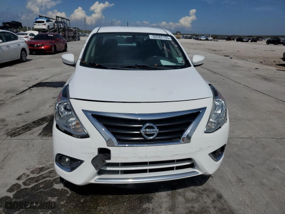 2017 Nissan Versa Sedan SV with VIN 3N1CN7AP5HL889706, listed as a Copart auction lot 50582155 with 0 mi miles and Salvage Title. Bid and sale history available at carsss.com. Image 5.